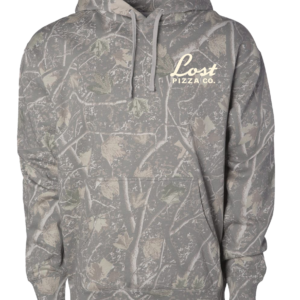 Lost Pizza LPC Script Camo Hoodies