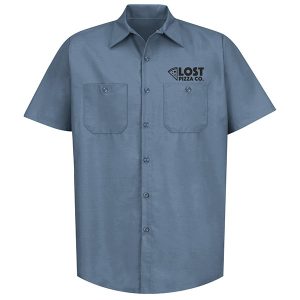 Embroidered Side Slice Work shirts